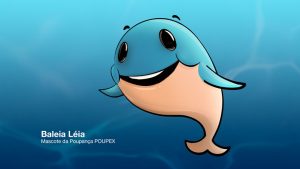 Baleia Léia, mascote da Poupança POUPEX