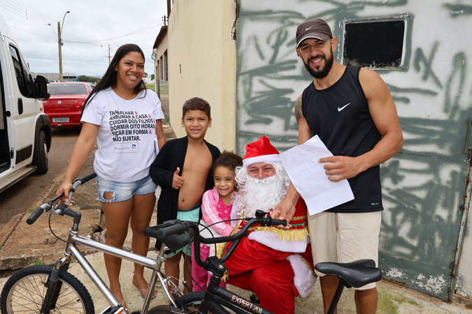 Cartinha para Papai Noel: criança do DF pede bicicleta para ir pra escola, Distrito Federal