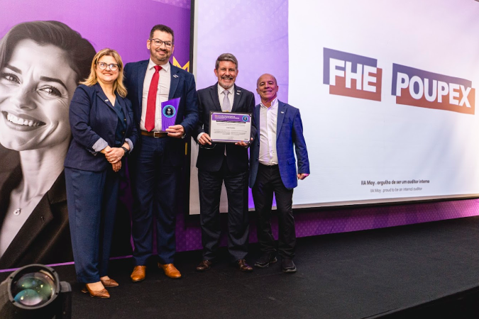 FHE POUPEX recebe premiação nacional do IIA BRASIL